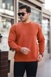 Erkek Oversize Sweatshirt KİREMİT