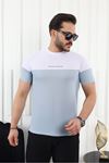 Çift Renk Baskılı T-Shirt A.MAVİ